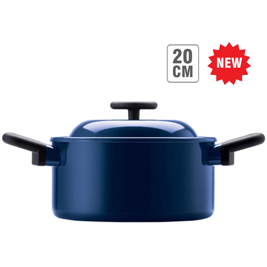 Nồi Decore Lock&lock xanh navy 20cmLDE1202IH