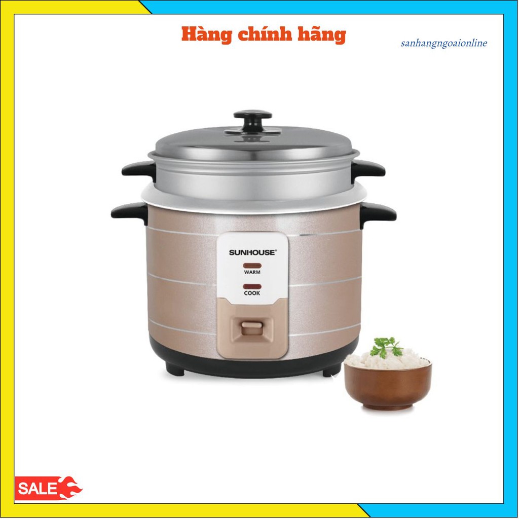 Nồi cơm điện 2.2L Sunhouse SHD8135 vung rời - hàng chính hãng