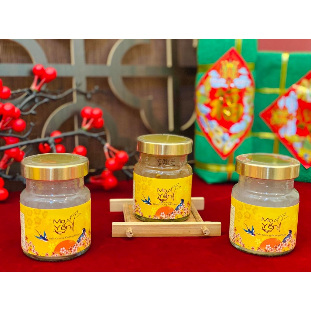 Combo Mợ Yến - Chưng Không Đường  - Yến Khánh Hòa Nguyên Chất Chưng Sẵn Hũ 70ml