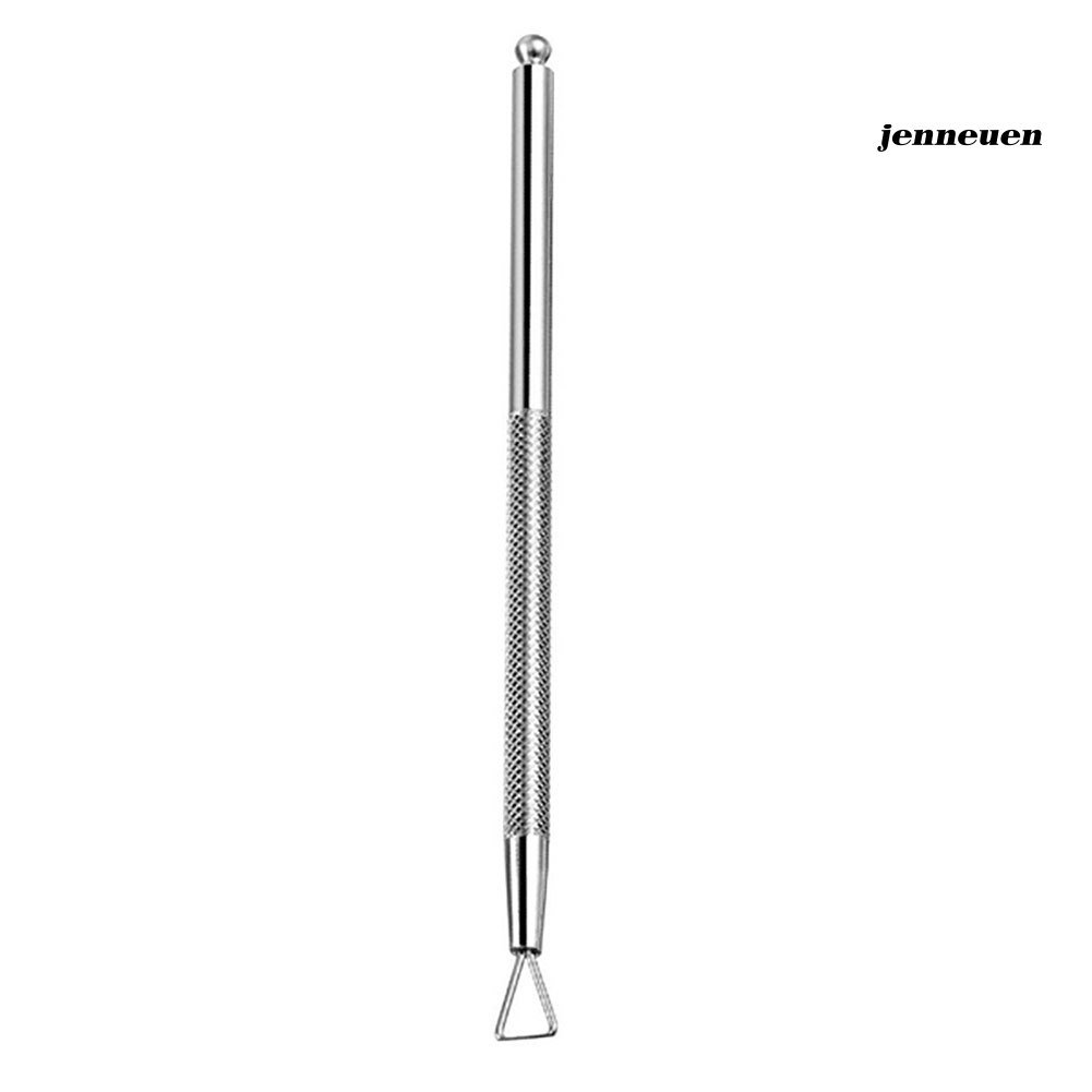 [Hàng mới về] Cây Cạo Sơn Móng Gel Bằng Thép Không Gỉ Tiện Dụng Chất Lượng Tốt