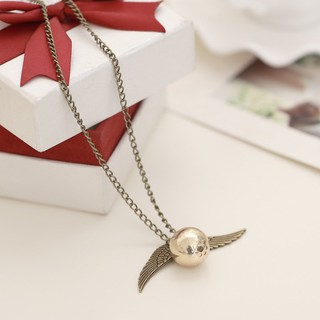 Dây chuyền trái snitch cánh bạc
