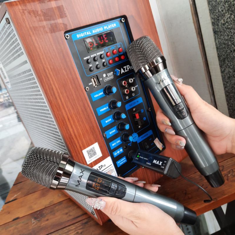 Mic không dây đa năng max 39 dành cho loa kéo âm ly vang âm thanh hút mạnh aongs xa hát nhẹ