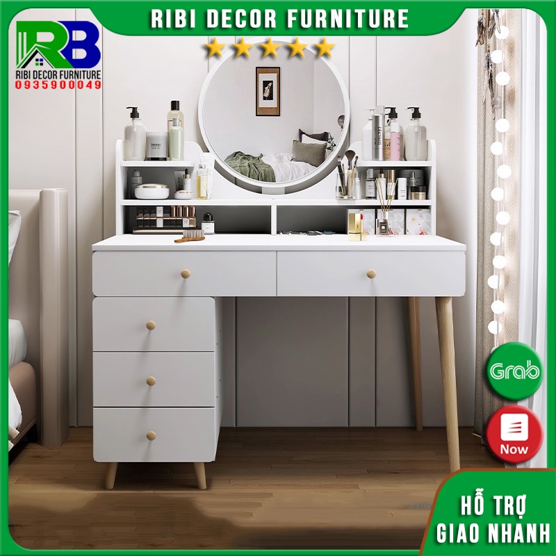 Bàn trang điểm gỗ phong cách Bắc Âu sang trọng BTD321