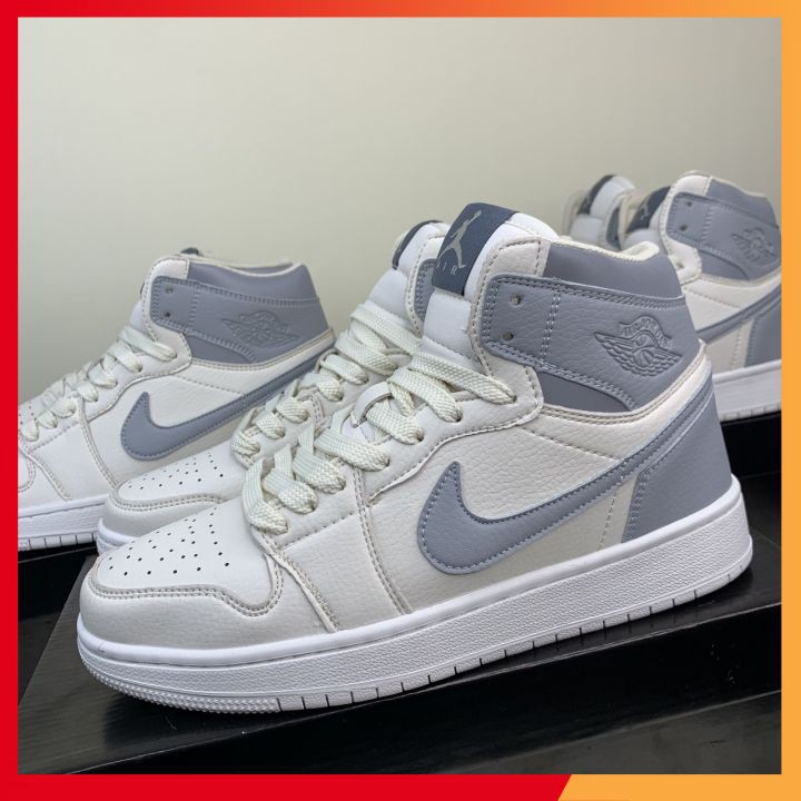 Giày Nike Air Jordan 1 High Trắng Xanh Phản Quang 👟 FREE SHIP, BAO ĐỔI SIZE 👟 Giày Sneaker Nam Nữ, Giày Thể Thao Nam Nữ