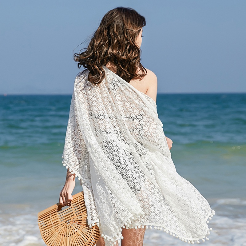 Áo Khoác Cardigan Chống Nắng Cột Dây Thời Trang Đi Biển Cho Nữ