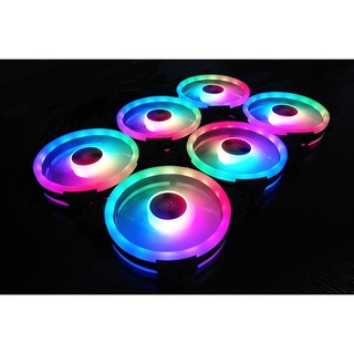 Quạt tản nhiệt, case fan Coolmoon V4+hub sync main