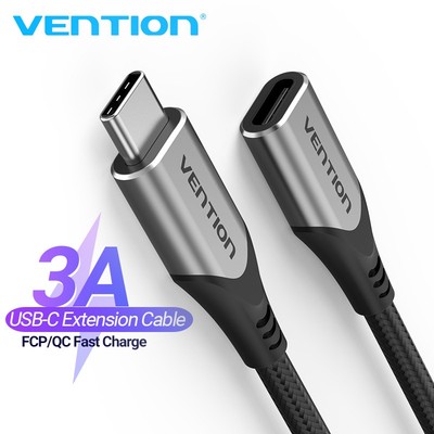 Dây Cáp Nối Dài Vention Chuyển Đổi Đầu Với Cổng Cắm USB 3.1 Type C Kết Nối Âm Thanh Và Video