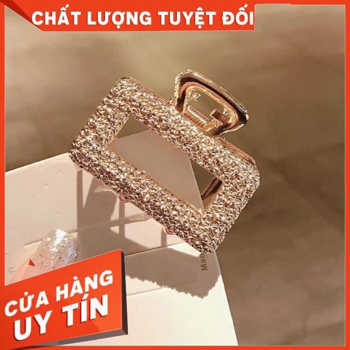 [Set 5c]Kẹp tóc Hàn Quốc mạ xi màu vàng bền màu cực hot 2020