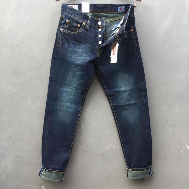 Levis Quần Jean Dài Dáng Ôm Phối Nút Thời Trang Dành Cho Nam 501 / 501