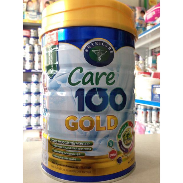 HOT_ SỮA CARE 100 GOLD  900G HÀNG CHÍNH HÃNG TẠI  ĐÀ NẴNG Date: 2022