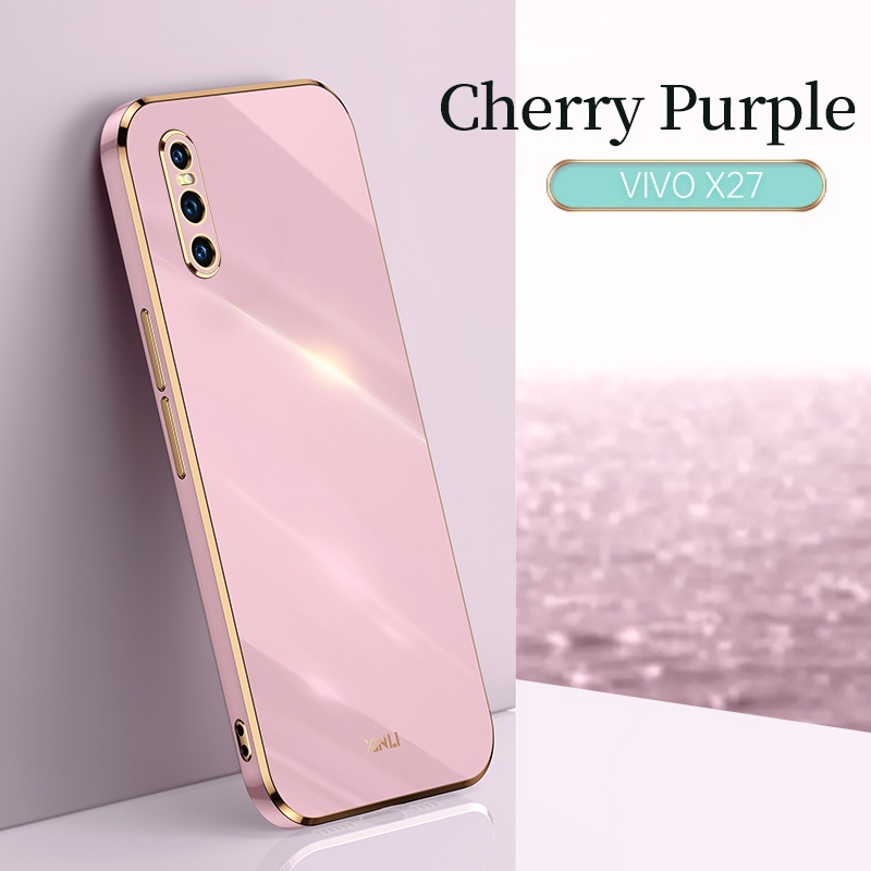 Ốp điện thoại TPU mạ thời trang dành cho VIVO Y11 Y20 Y20i Y20S Y11S Y12S Y50 Y30 Y93 Y91C Y70 Y52S Y70S Y30i Y97 Y9S