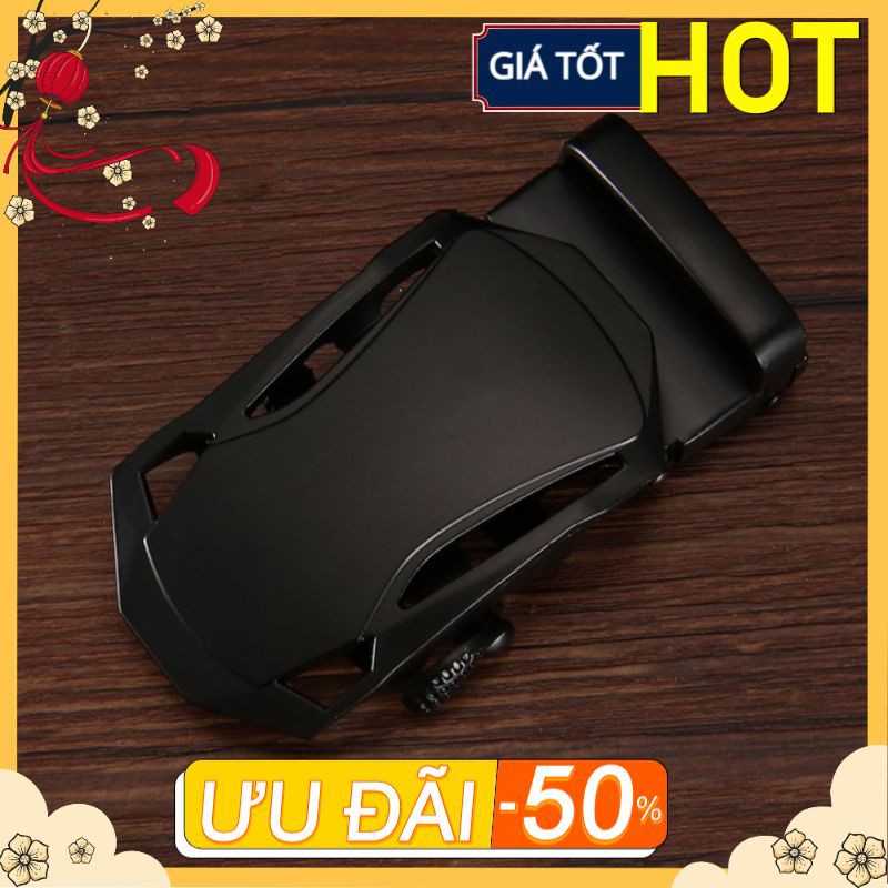 Mặt khóa thắt lưng đen họa tiết chính hãng D&amp;D Fashion (Mặt rời không dây)