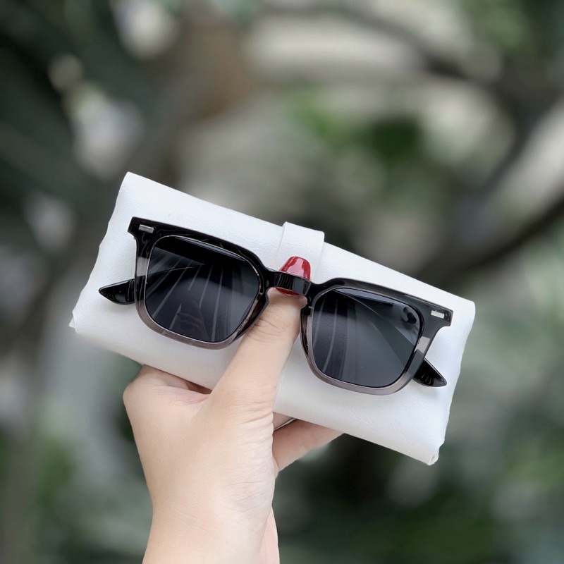 Kính Mắt Nam Nữ AHSTOREE Mắt Vuông Chống UV400 dáng cơ bản dễ đeo màu sắc thời trang