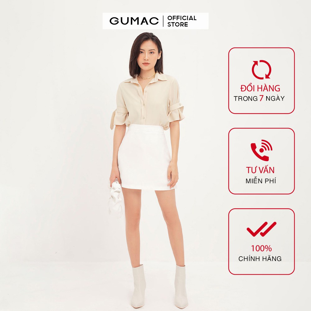 Chân váy nữ A cơ bản GUMAC VA12147