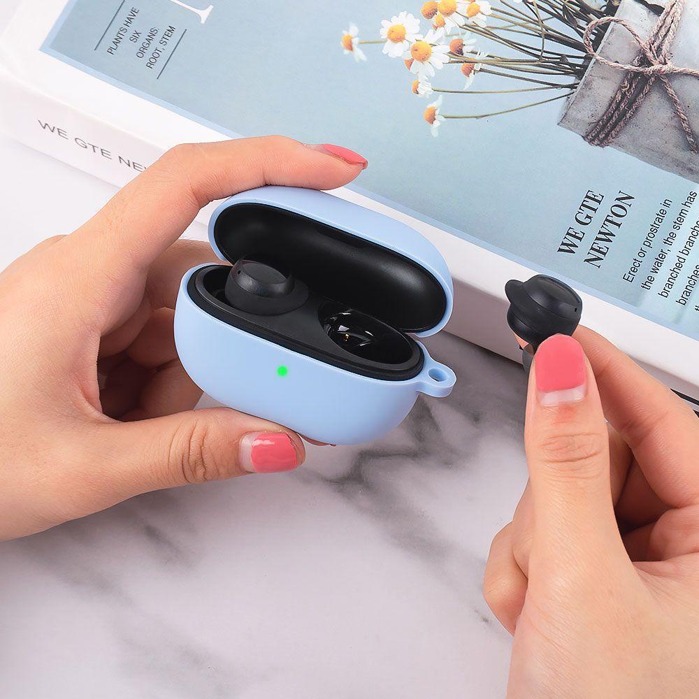 BTLIMER Vỏ Bảo Vệ Hộp Sạc Tai Nghe Redmi Buds 3 Lite Bằng Silicon Dẻo Mềm Chống Thất Lạc