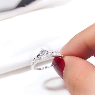 Nhẫn vương miện xinh xinh - bạc 925