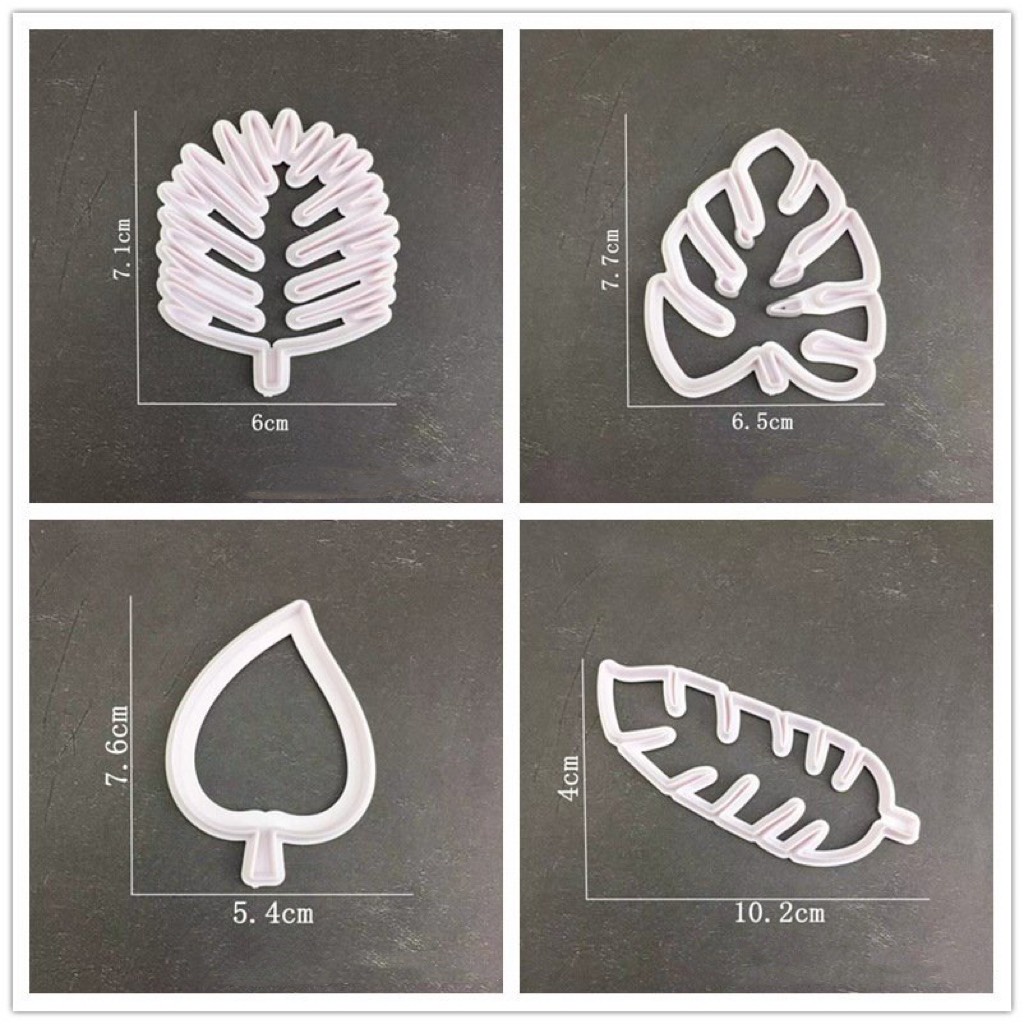 [SIÊU RẺ❤️] – Khuôn Silicon - Lá rừng nhiệt đới - Trang trí bánh sinh nhật bánh kem