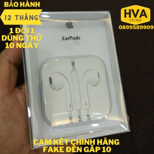 Tai nghe Earpod iPhone 6/6s plus hàng chính hãng Apple Store (chân 3.5mm) Bảo hành 12 tháng