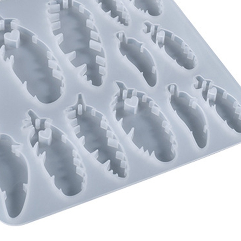 Khuôn Silicone Hình Lông Vũ / Chuông Gió / Móc Khóa DIY