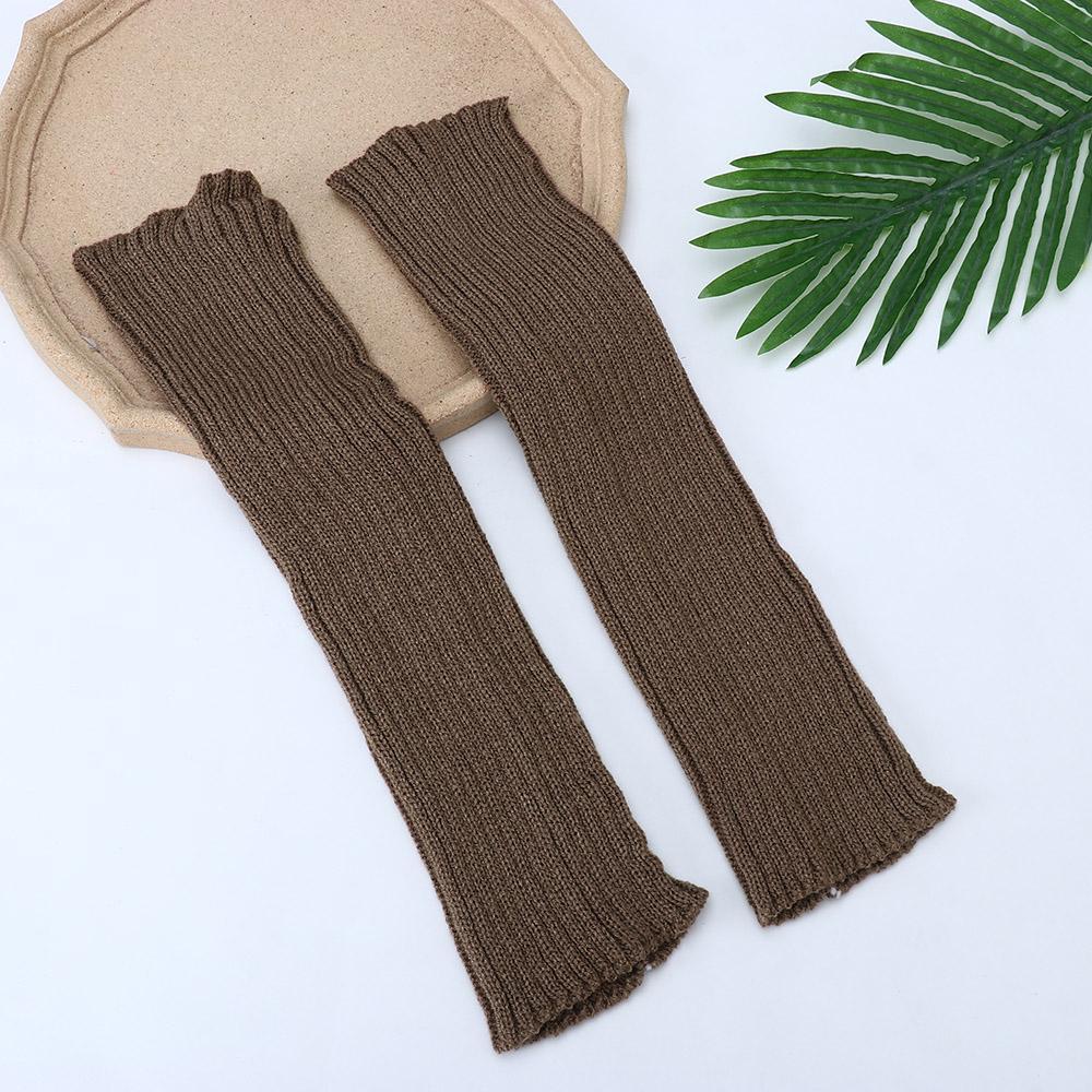 LEILY Vớ Dệt Kim Bảo Vệ Ống Chân Màu Sắc Xinh Xắn Cho Bé Gái