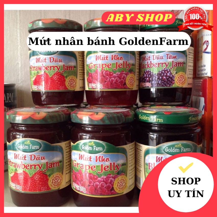 Mứt jam ⚡ LOẠI NGON ⚡ mứt chuyên dụng làm nhân bánh GoldenFarm