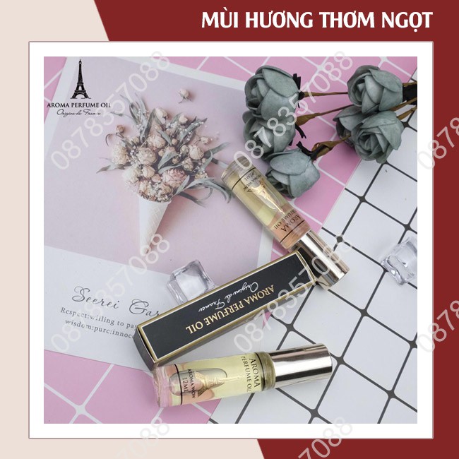 [NHIỀU MÙI] Nước Hoa Nữ, Tinh Dầu Nước Hoa Aroma 12ml - Hương Thơm Ngọt Ngào, Gợi Cảm