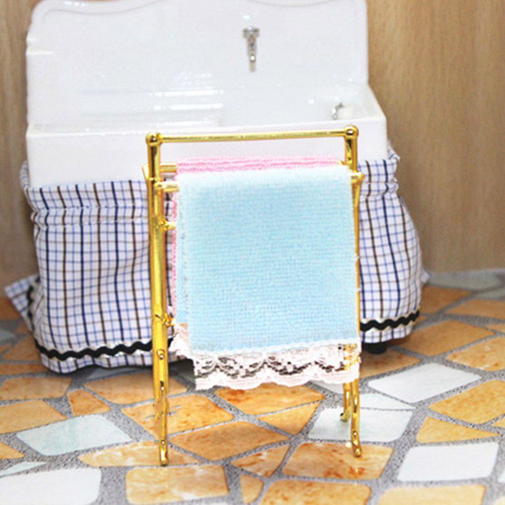 Đồ Chơi Giá Treo Khăn Mini Trang Trí Nhà Búp Bê
