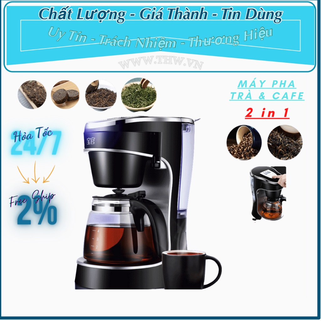 |THW-HCM| Máy pha cà phê kiểu phin truyền thống, pha trà thanh lọc cơ thể