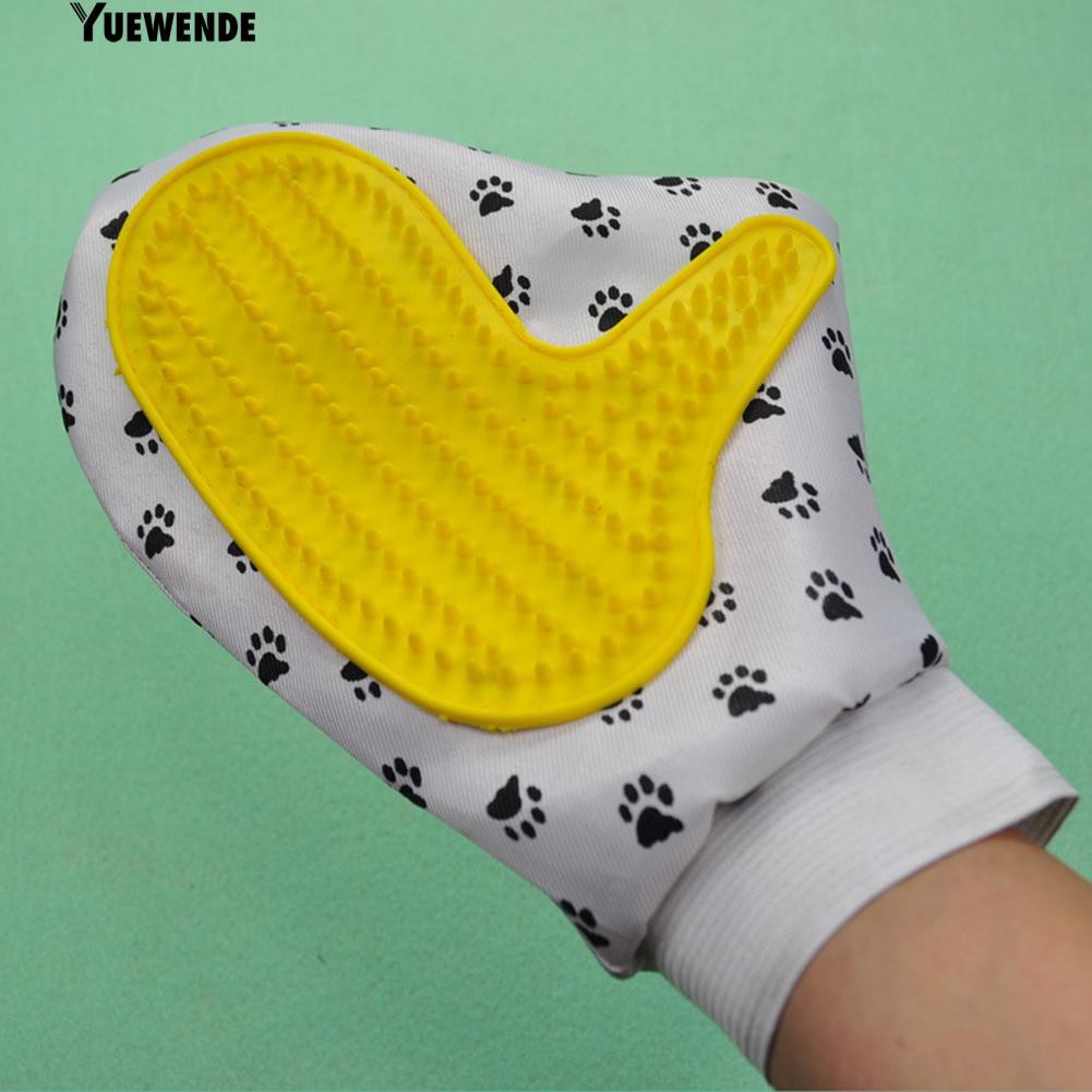 Găng tay tắm massage cho chó mèo