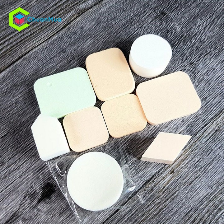 Bộ Bông Phấn Trang Điểm Kelli -  Bông Mút Trang Điểm | BigBuy360 - bigbuy360.vn