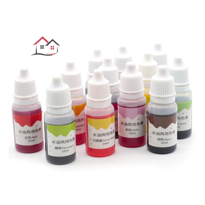 HYP 10ml Handmade Soap Dye Pigments Base Color Liquid Pigment DIY Manual Soap Colorant Tool Kit @VN