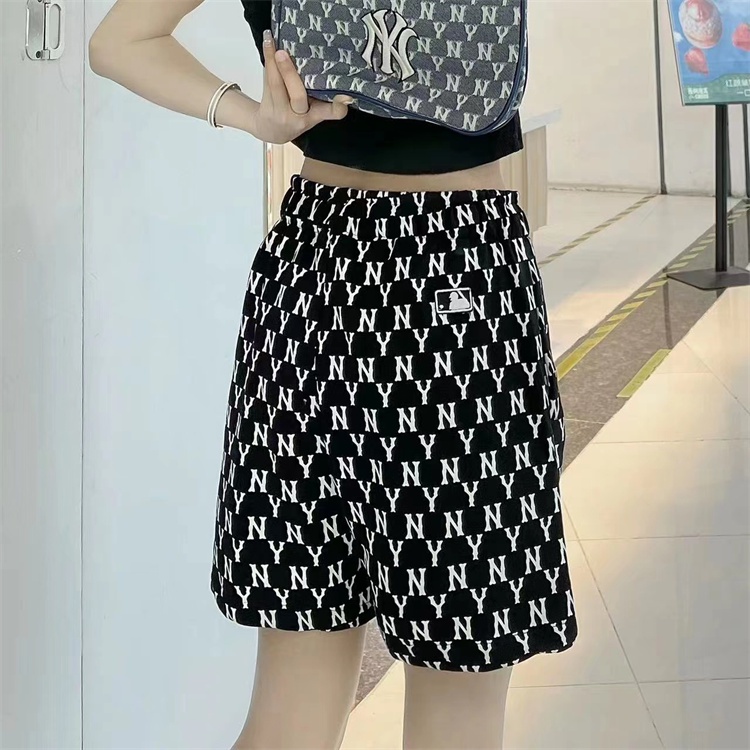 Quần Short Thể Thao MLB100% Chính Hãng In Họa Tiết NY Phong Cách Hàn Quốc Cho Nam Và Nữ