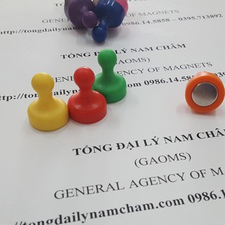 Nam châm đính bảng quân cờ, núm đính bảng nhiều màu sắc hình quân cờ chất lượng cao