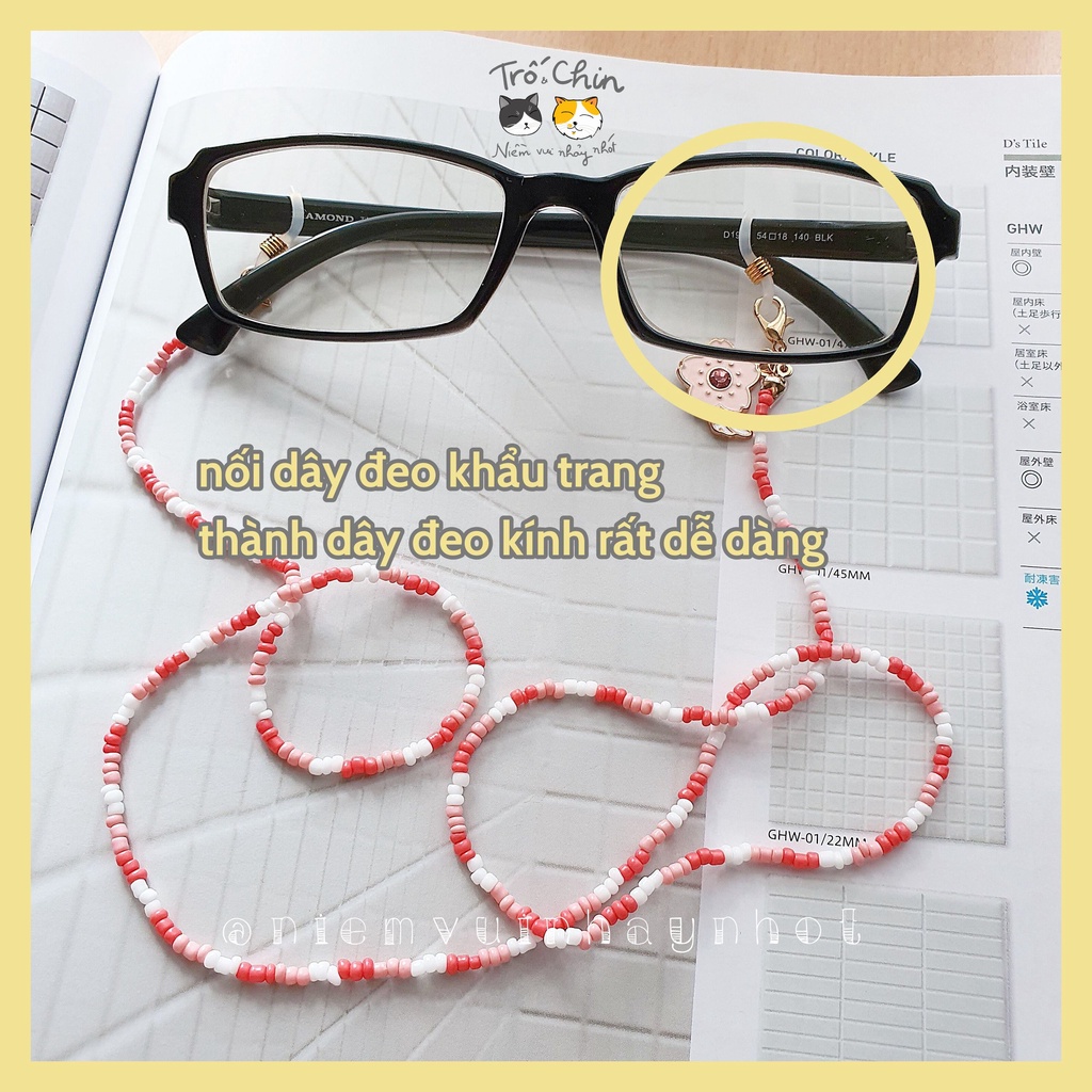 Vòng cao su, chốt cao su gắn dây đeo kính
