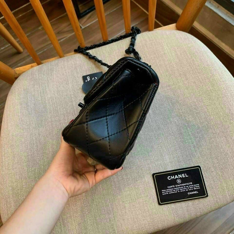 Túi size 18 full đen+test da +thẻ+túi vải(không hộp) | BigBuy360 - bigbuy360.vn