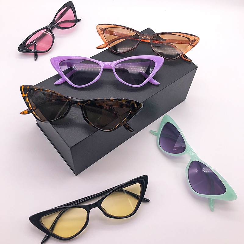 Kính mát mắt mèo phong cách retro Hàn Quốc cho nữ