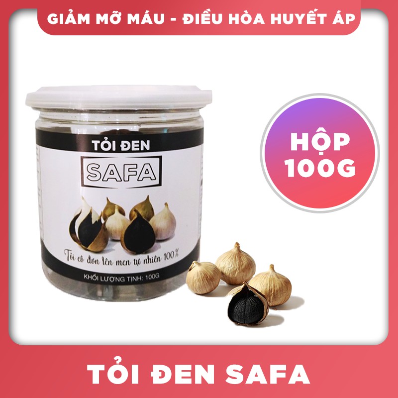 Tỏi Đen Cô Đơn SAFA Hộp 100G -100% ORGANIC