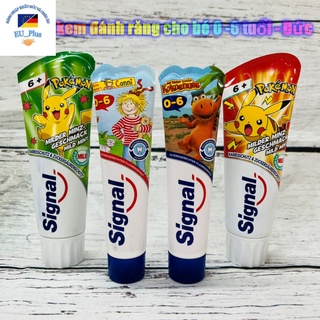 Kem đánh răng Signal cho bé 1-6 tuổi - Đức - cho bé trên 6 tuổi - 75ml Đức
