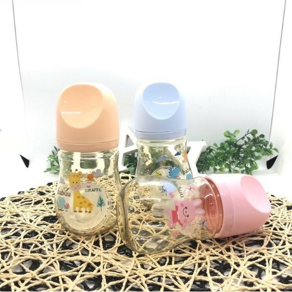 Bình sữa Babuu Baby Nhật Bản cổ rộng nhựa PPSU không chứa BPA  An Toàn cho bé
