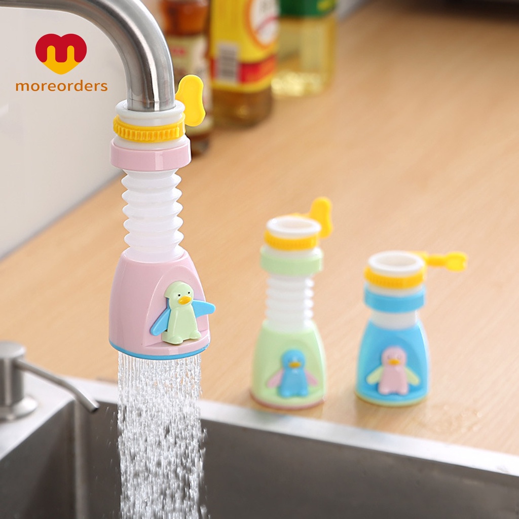 Bộ lọc nước gắn đầu vòi hình chim cánh cụt hoạt hình PP xoay được đáng yêu sử dụng tại nhà