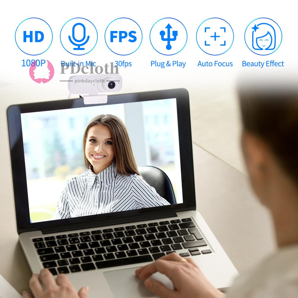 Webcam Kèm Micro Hỗ Trợ Độ Phân Giải Hd 1080p | BigBuy360 - bigbuy360.vn