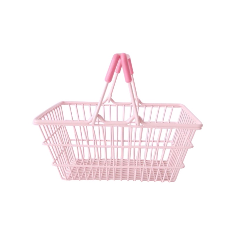 Giỏ Sắt Đựng Đồ Có Tay Cầm Tiện Dụng Phong Cách Bắc Âu