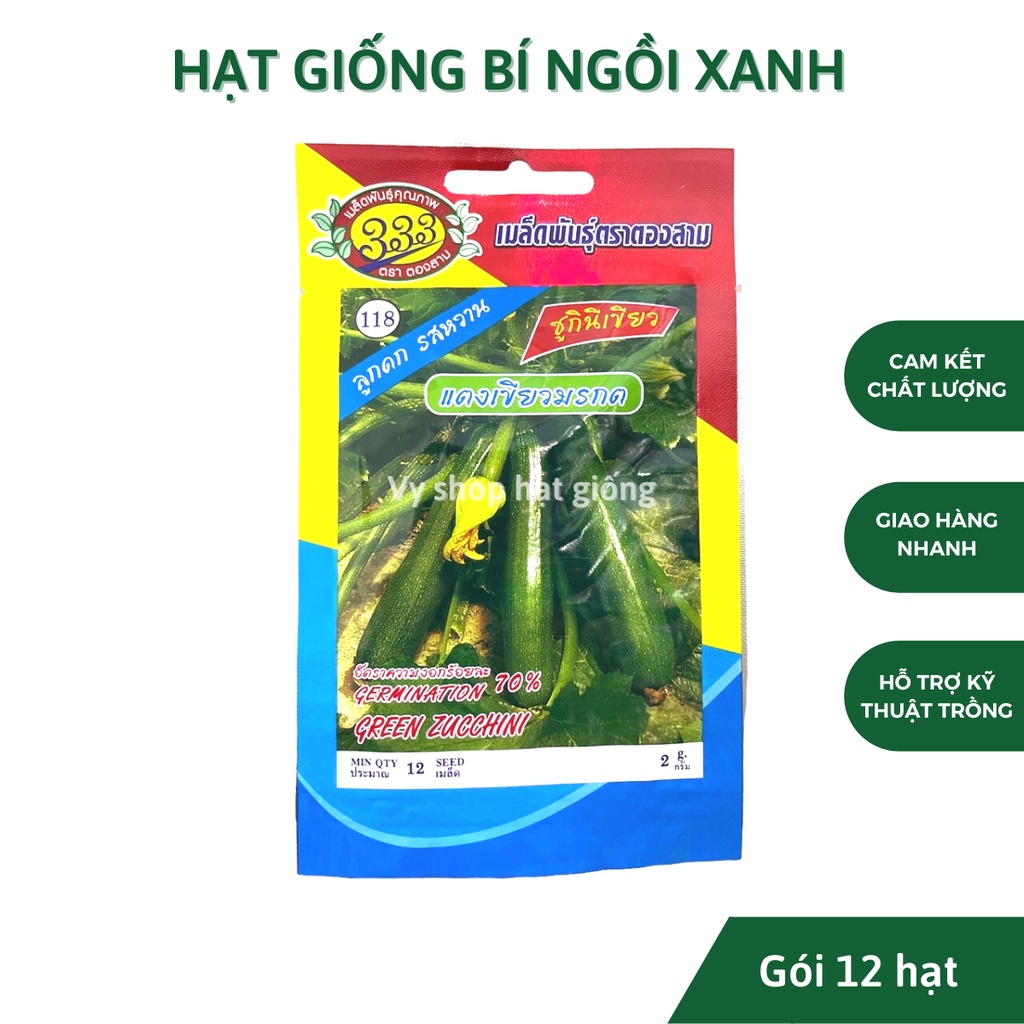 Hạt giống bí ngồi xanh Thái Lan