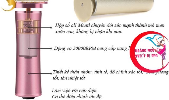 Máy chà gót chân tẩy tế bào chết