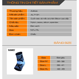 BĂNG BẢO VỆ MẮT CÁ CHÂN AOLIKES 7131