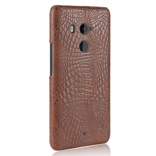 For HTC U11 Plus Case Crocodile Pattern Skin Hard Cover
