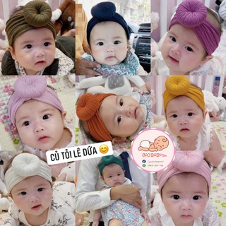 Tuban cho bé, băng đô củ tỏi ngộ nghĩnh