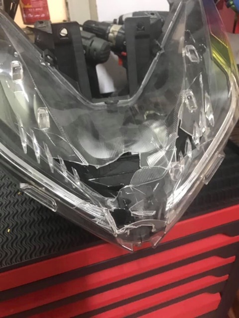 Mica HMA choá đèn trước Vario Click 2015 - 2023 chính hãng Honda