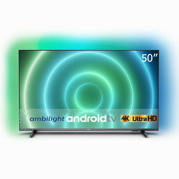 [Mã ELBAU4 giảm 4% đơn 500K] Android TV Philips 50 inch màn hình LED 4K UHD - 50PUT7906/74 - Miễn Phí Lắp Đặt