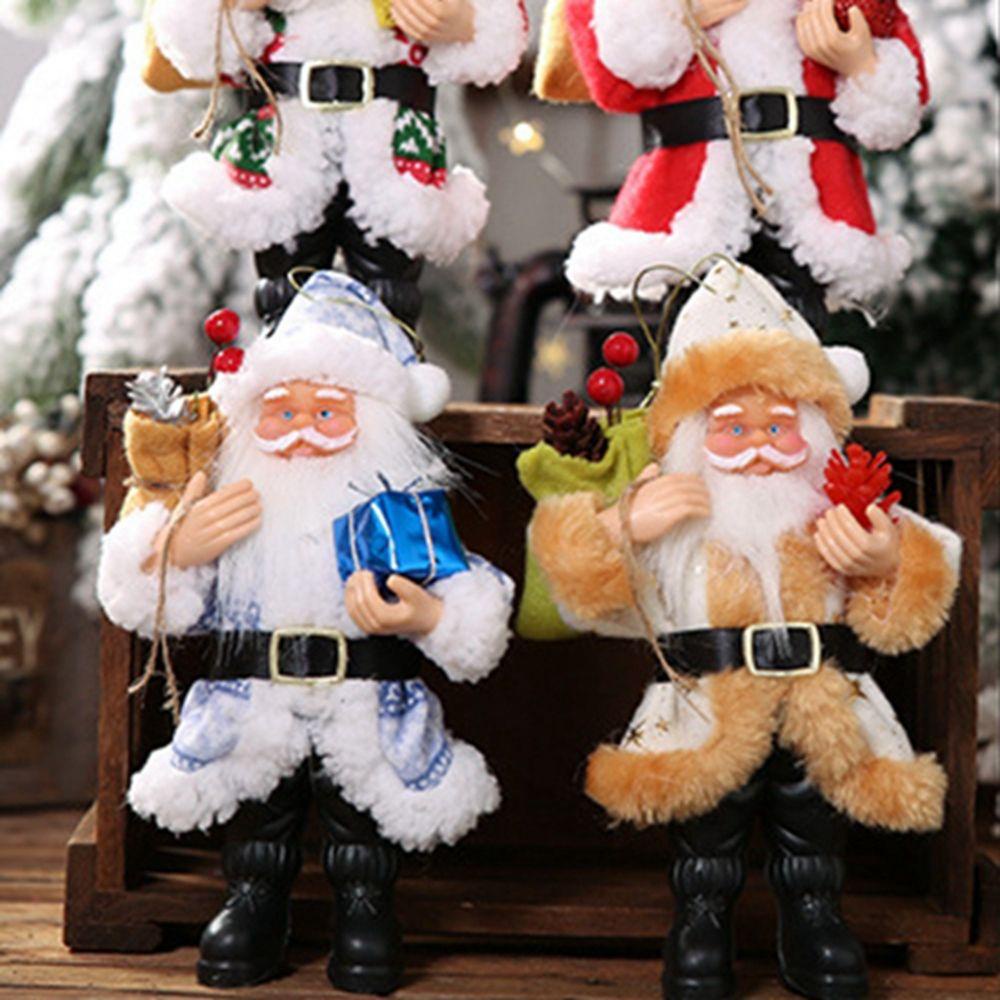 YIYU Búp Bê Hình Ông Già Noel Trang Trí Bàn Trong Nhà / Ngoài Trời Cho Bé Dịp Năm Mới